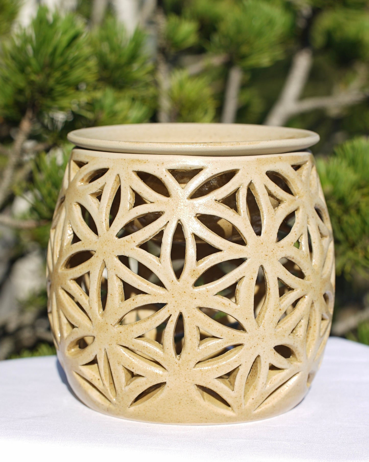 Flower of Life" aroma oil lamp