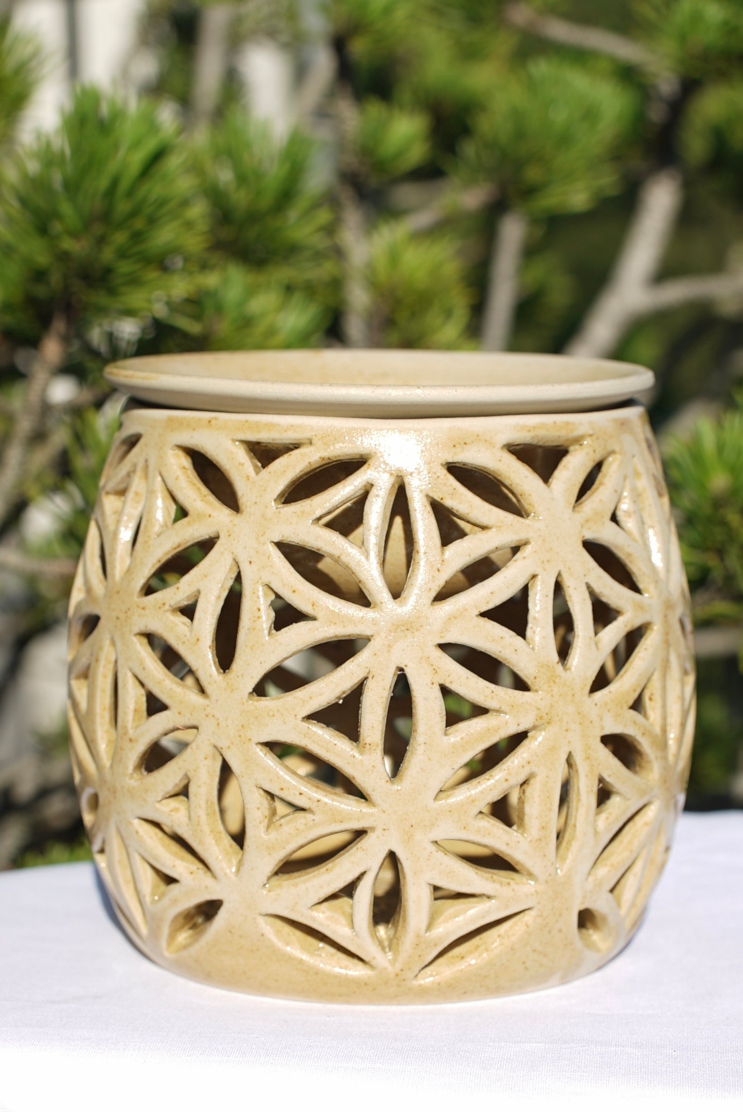 Flower of Life" aroma oil lamp