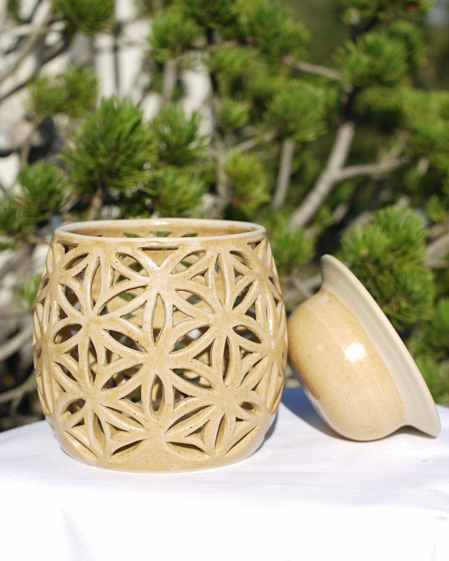 Flower of Life" aroma oil lamp