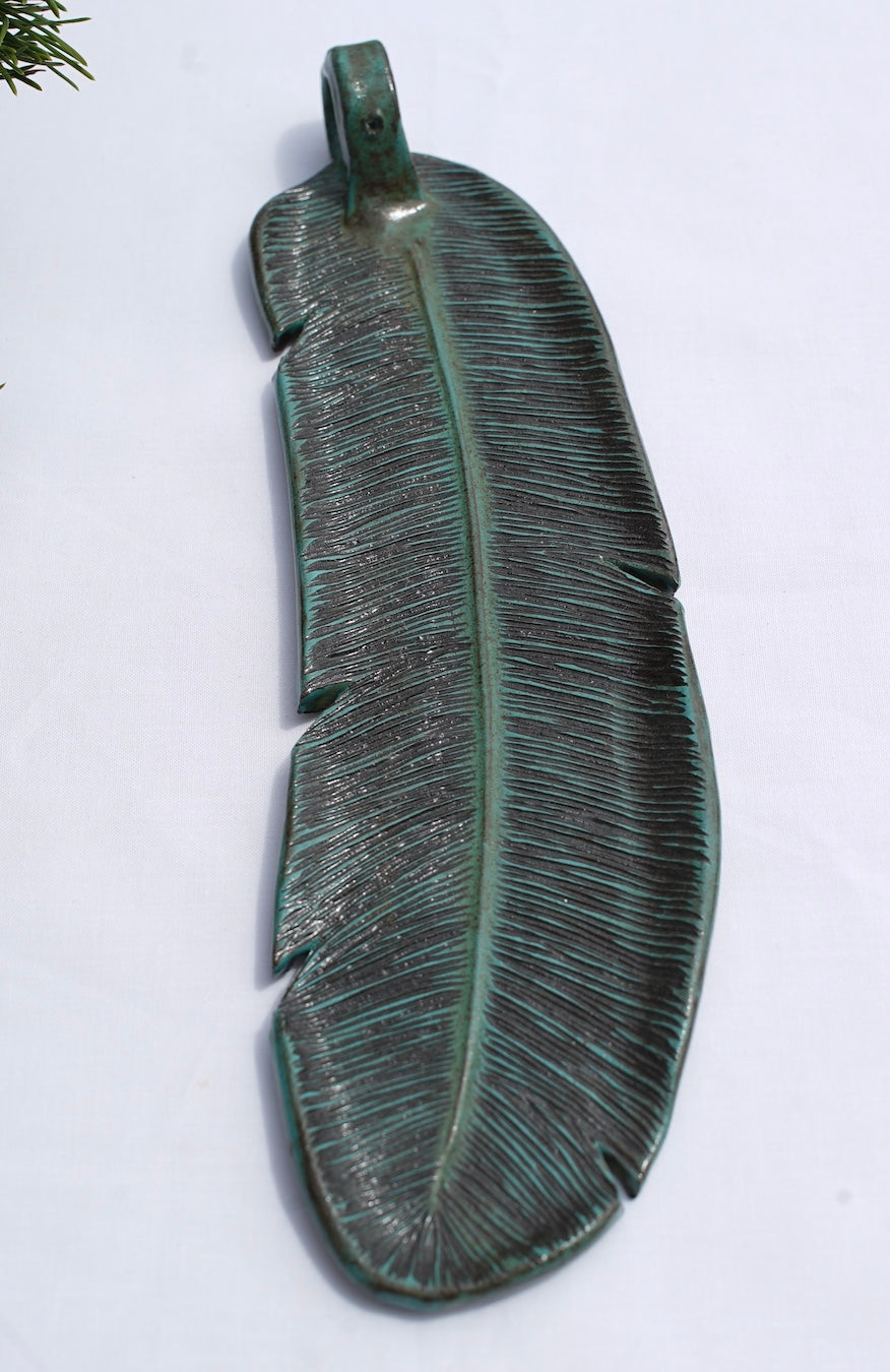 Incense feather turquoise