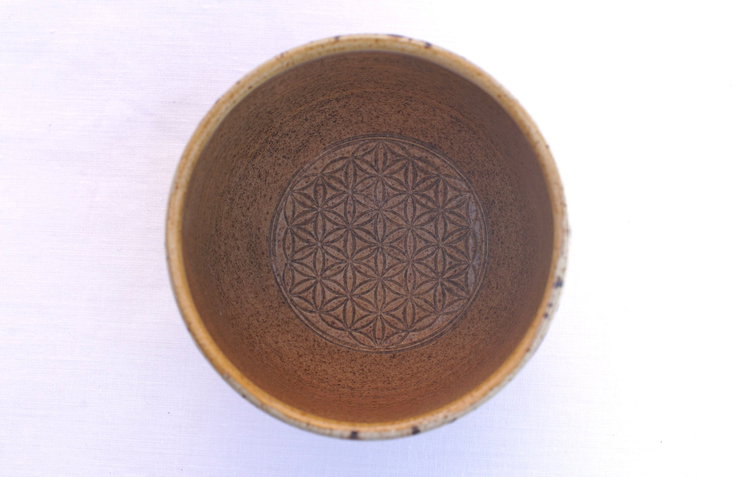 Mug cocoa ceremony with Sri Yantra 24 carat gold