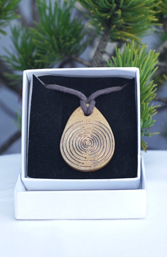 Amulet Sri Yantra in 24 carat gold, Lakhovsky coil in real copper 2